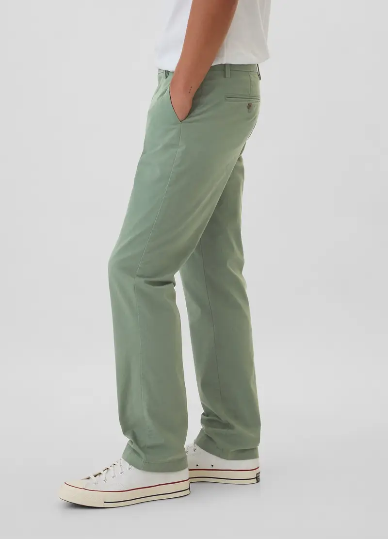 GAP, Pantalone Chino In Cotone Stretch, Uomo, Verde, Taglia: 28 x 30 miniatura 2