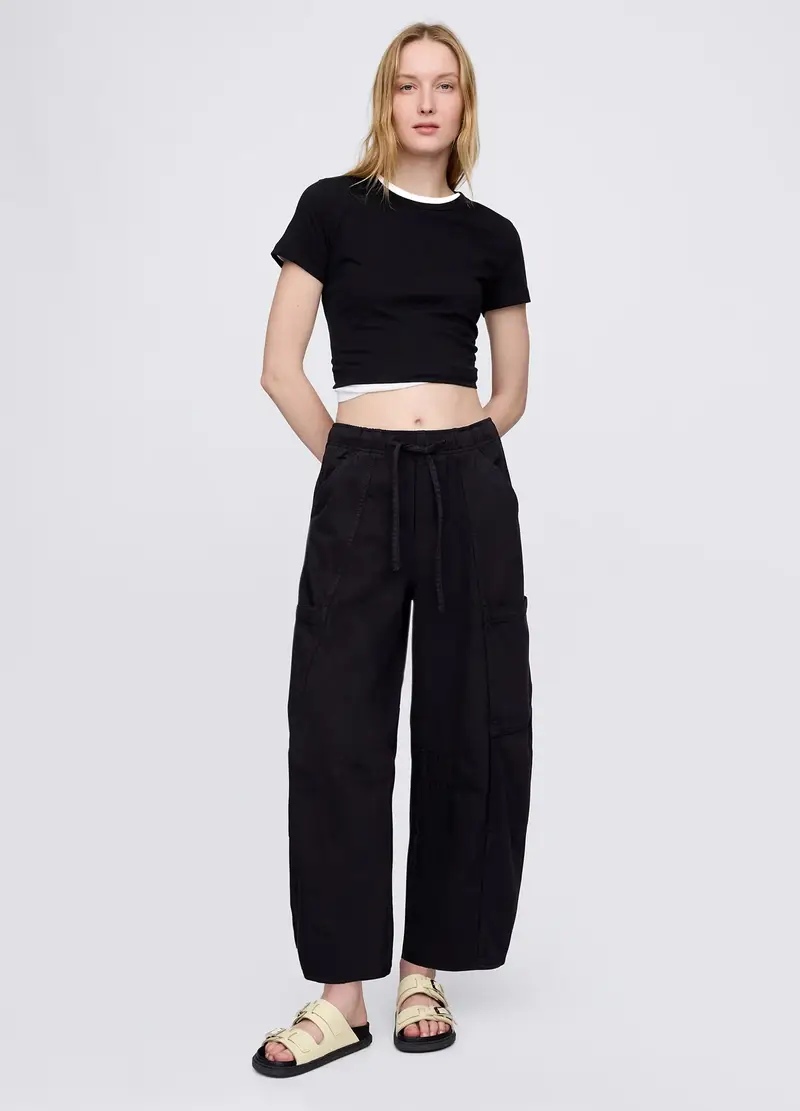 GAP Pantaloni cargo Nero 3953606