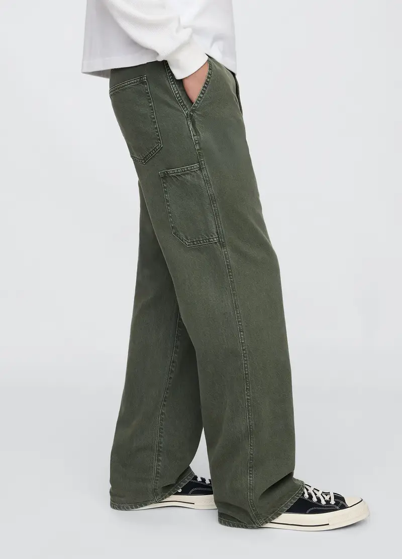 OVS Pantaloni cargo Uomo Verde 976204 miniatura 3