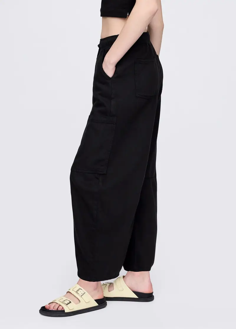 GAP Pantaloni cargo Donna Nero 1069382 miniatura 3