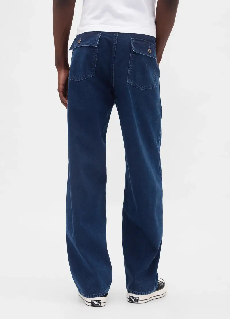 , Pantaloni Denim Blu, Uomo, Blu miniatura 3