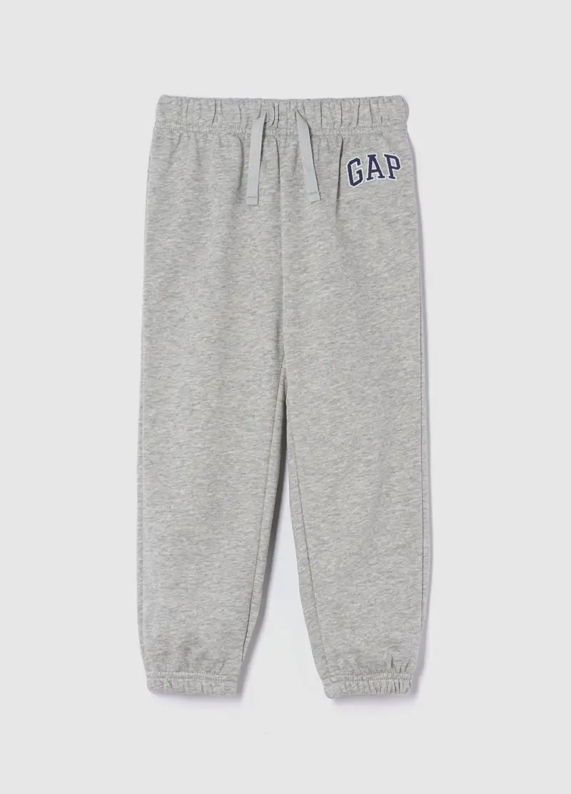 GAP - Pantaloni in felpa con logo, , Grigio melange, Taglia 12-18M/74-79