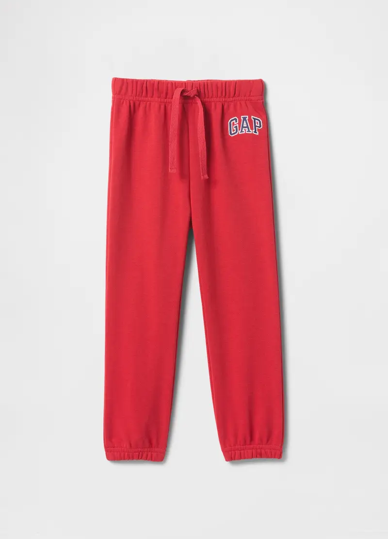 GAP - Pantaloni in misto cotone, Rosso ciliegia, Taglia 6-12M/69-74