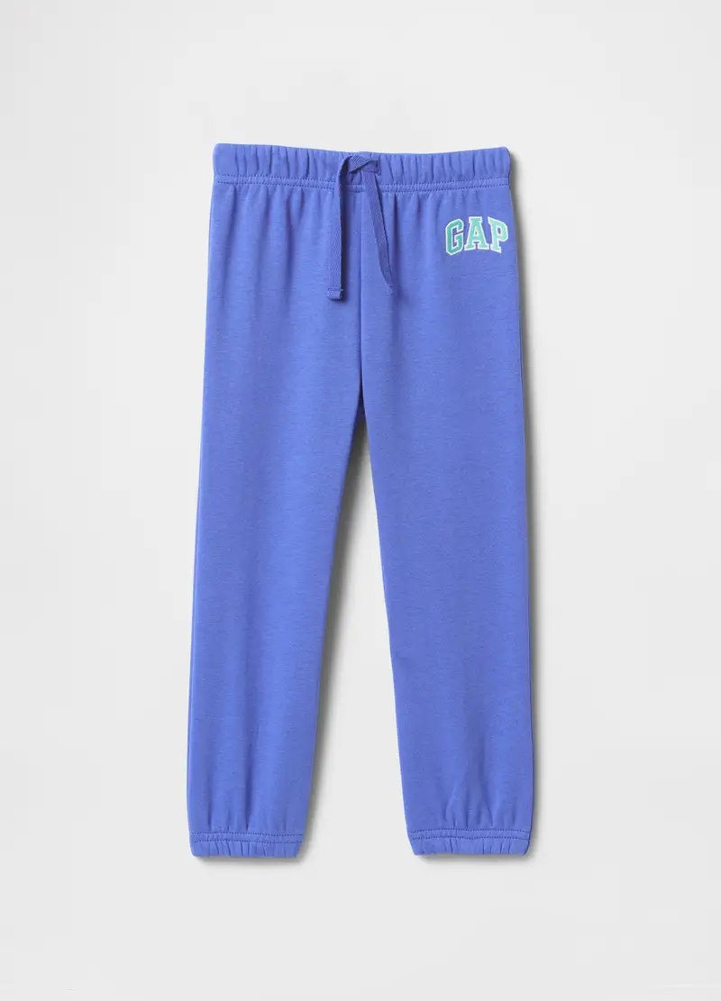 GAP - Pantaloni jogger con logo, Blu navy, Taglia 6-12M/69-74