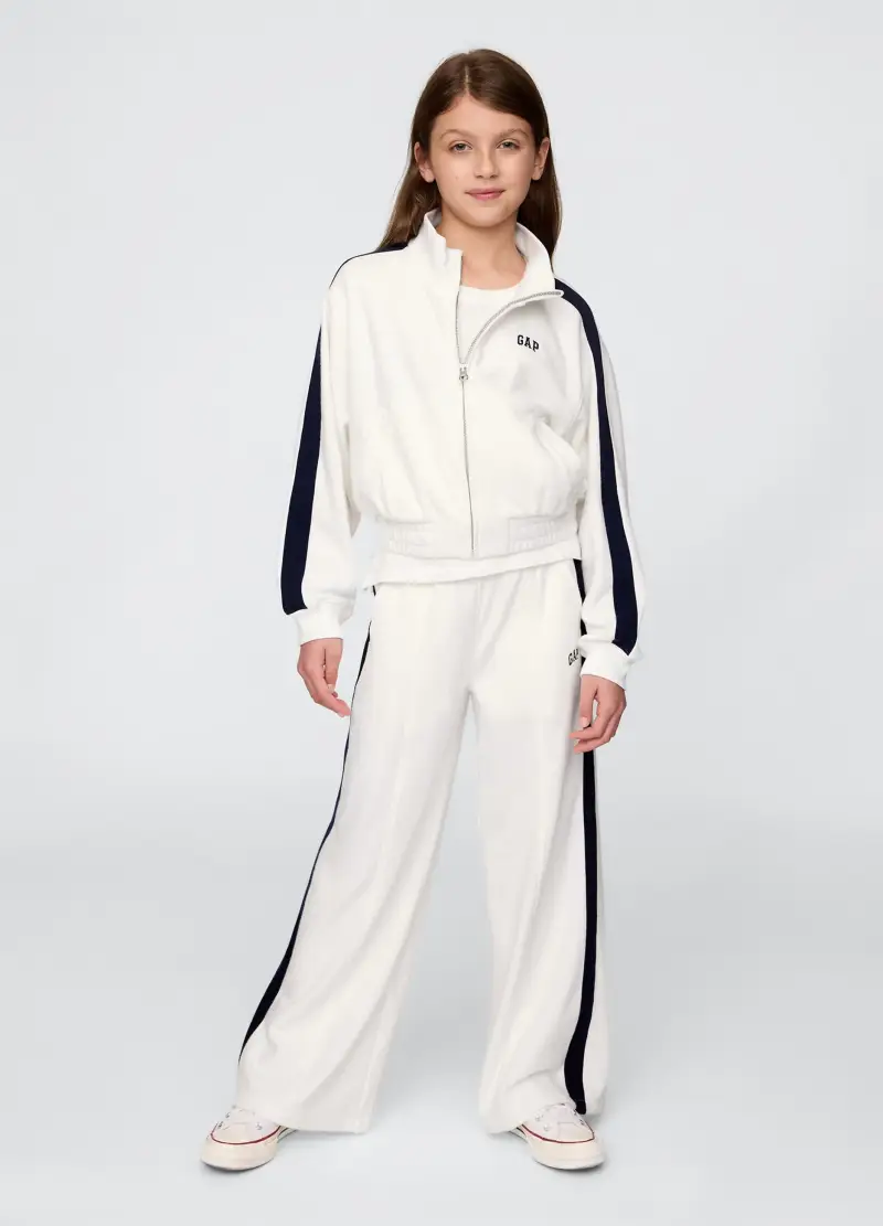 Pantaloni larghi, Bambina, Bianco panna