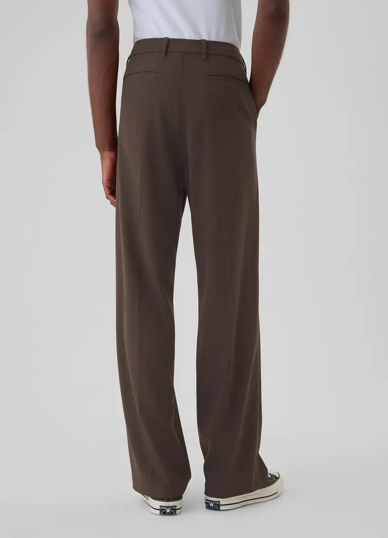Gap Pantaloni Loose Fit Uomo Marrone miniatura 3