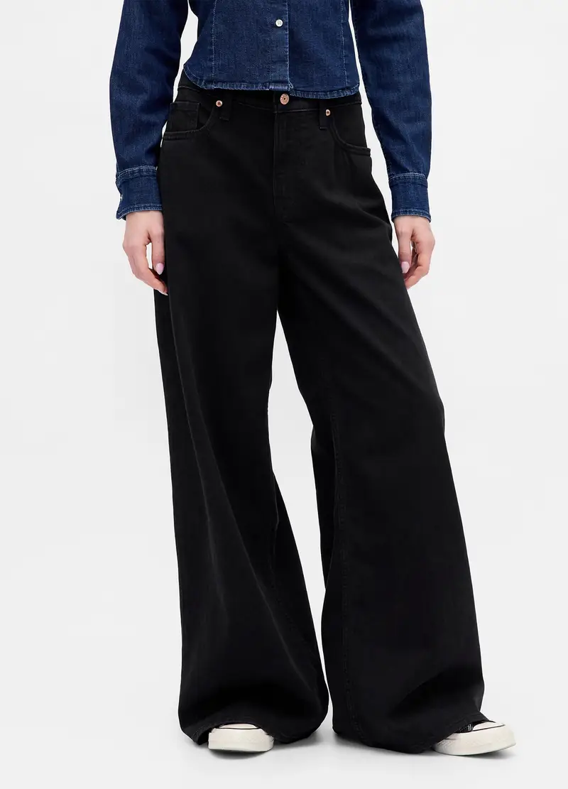 Pantaloni Lunghi, Donna, Nero miniatura 2