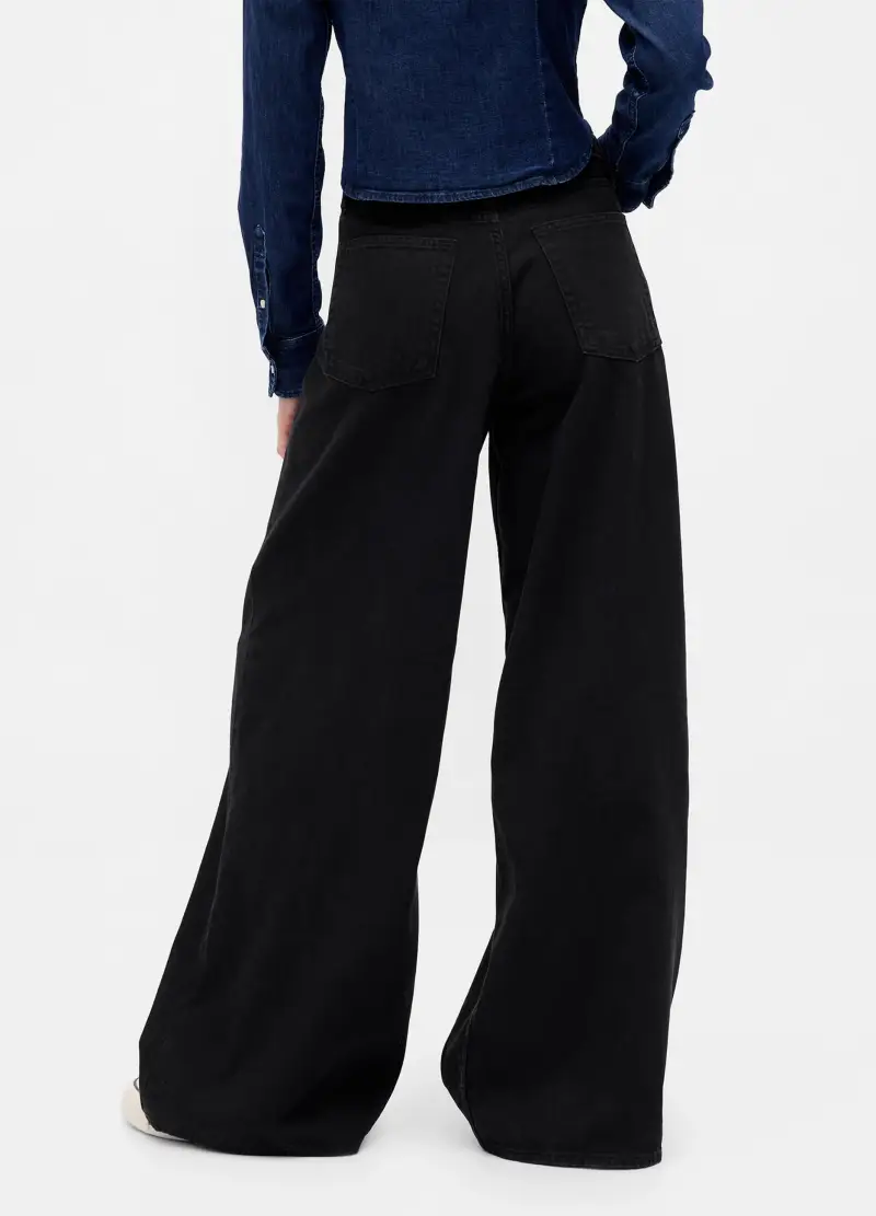 Pantaloni Lunghi, Donna, Nero miniatura 3