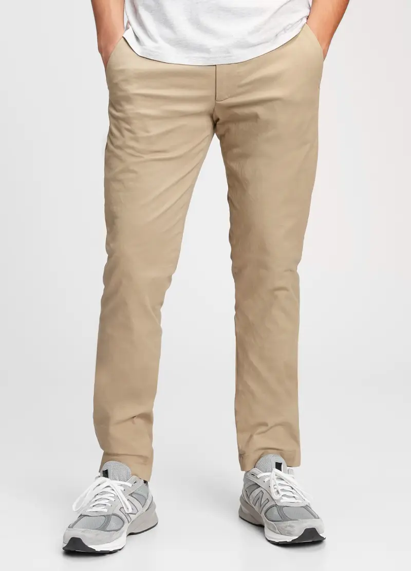 GAP, Pantaloni Slim Fit In Cotone Stretch, Uomo, Marrone, Taglia: 28 x 30