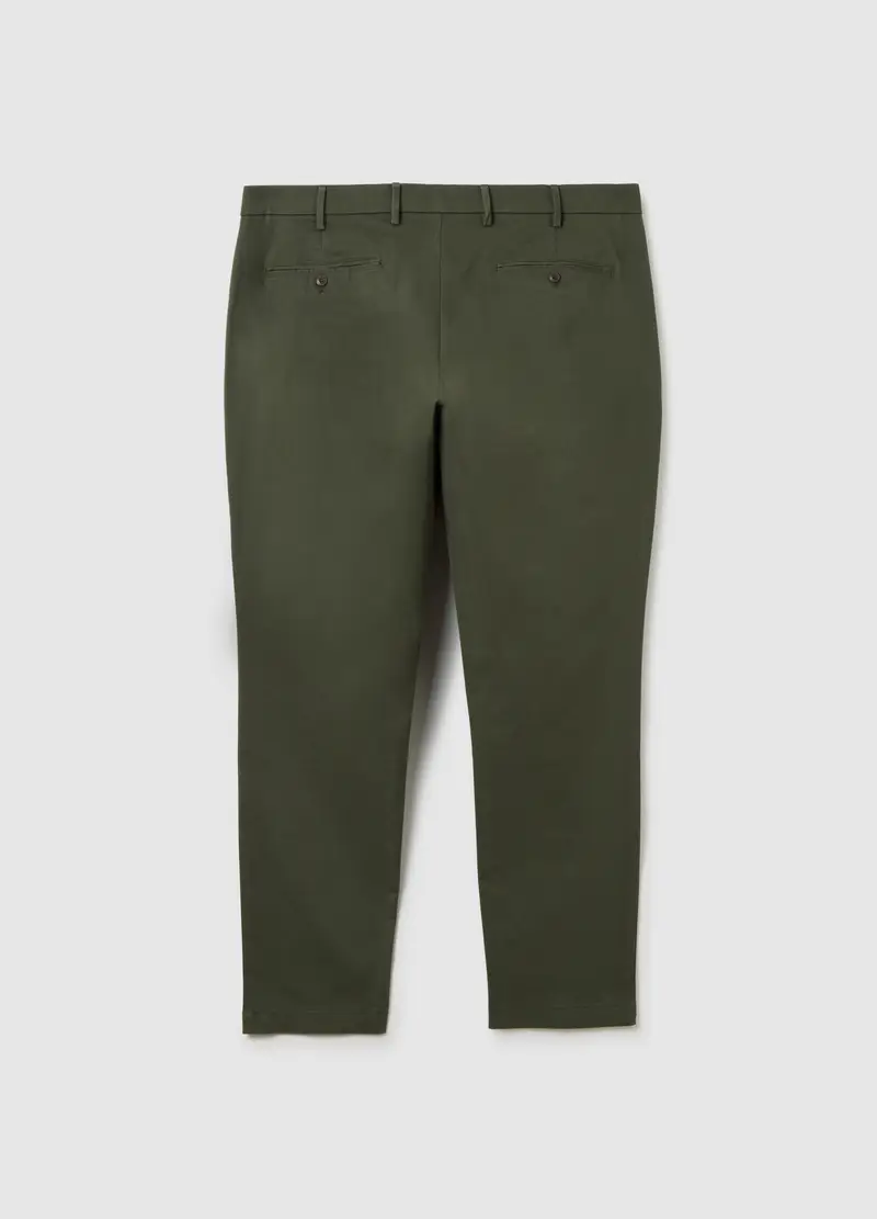 GAP, Pantaloni Slim Fit In Cotone Stretch, Uomo, Verde, Taglia: 28 x 30 miniatura 2