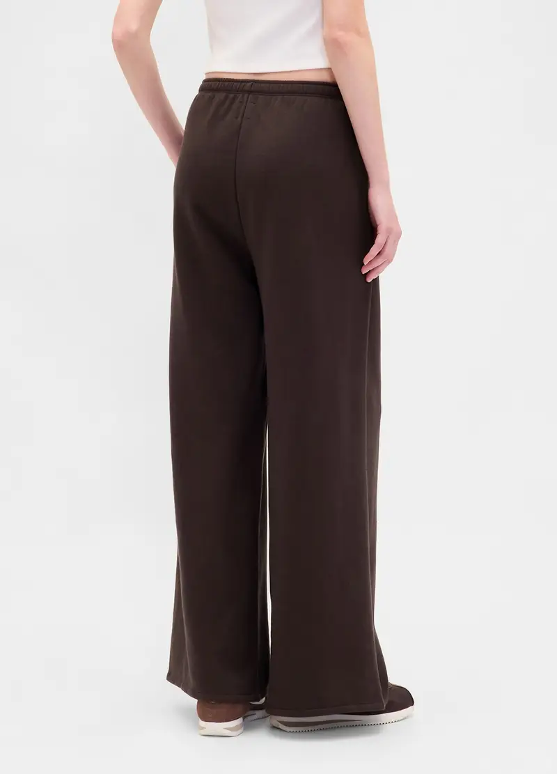 Pantaloni Sportivi Ampi, Donna, Marrone miniatura 3