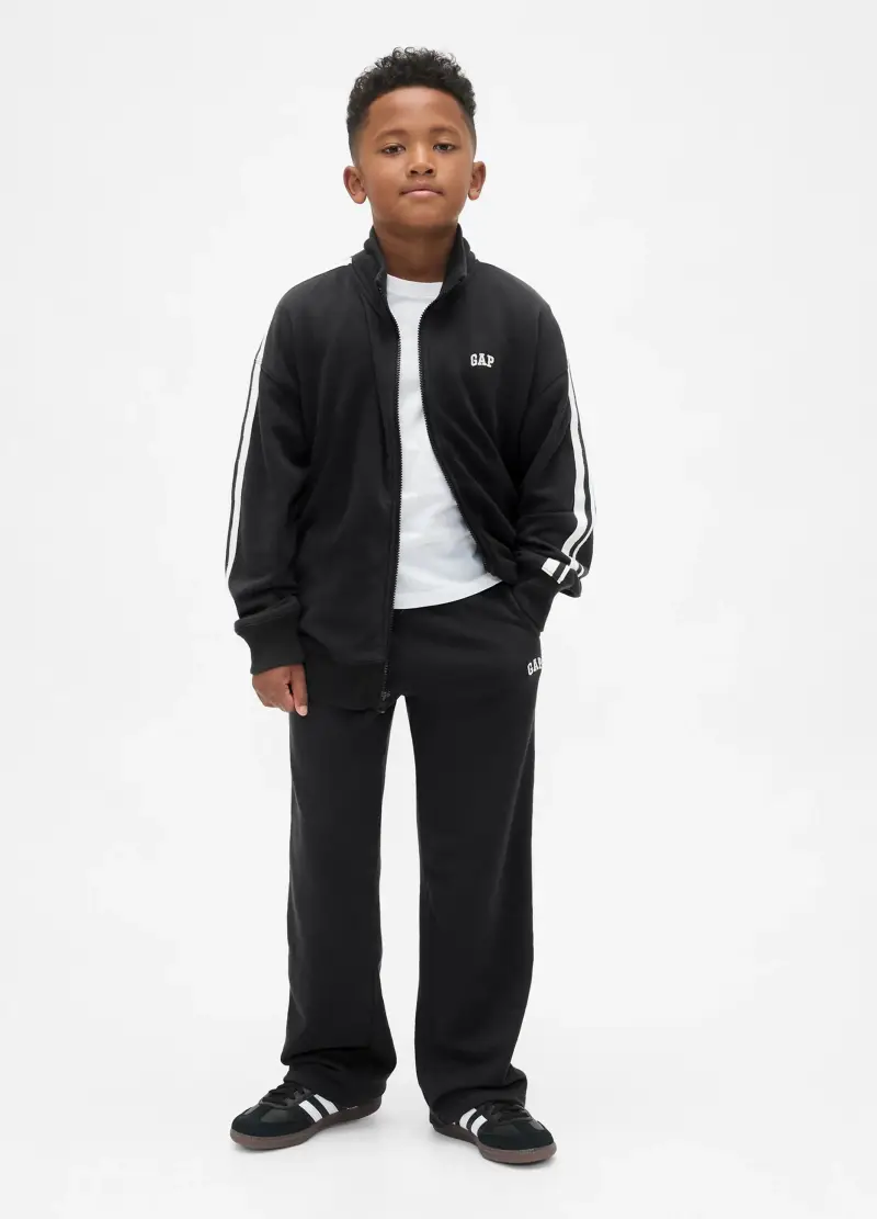 Pantaloni tuta, Bambino, Nero/Bianco