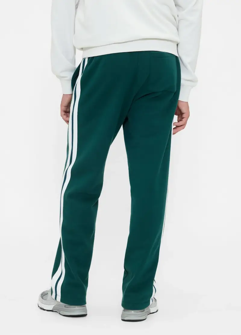Pantaloni Verdi In Misto Cotone, Uomo, Verde miniatura 3