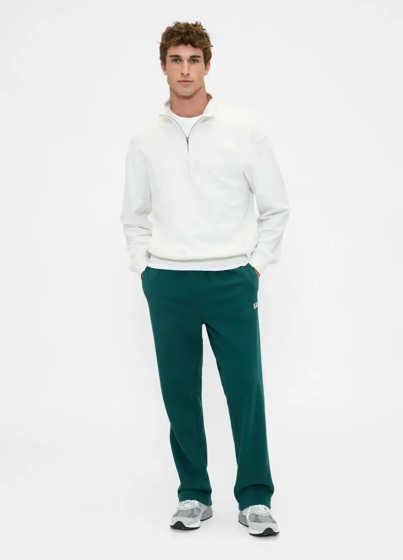 Pantaloni Verdi In Misto Cotone, Uomo, Verde