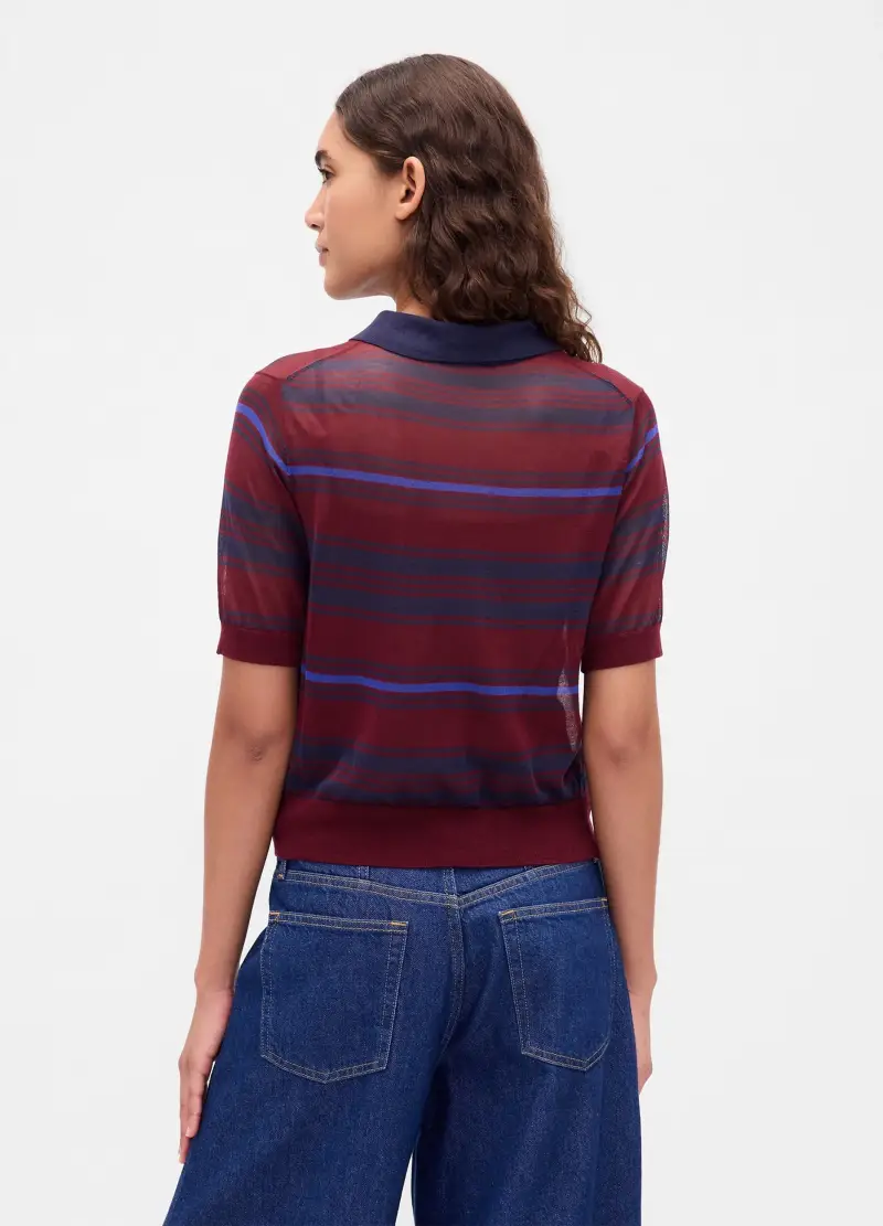 GAP Polo Donna Rosso 3499201 miniatura 2