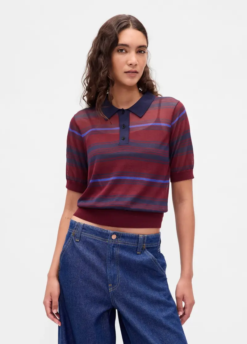 GAP Polo Donna Rosso 3499201