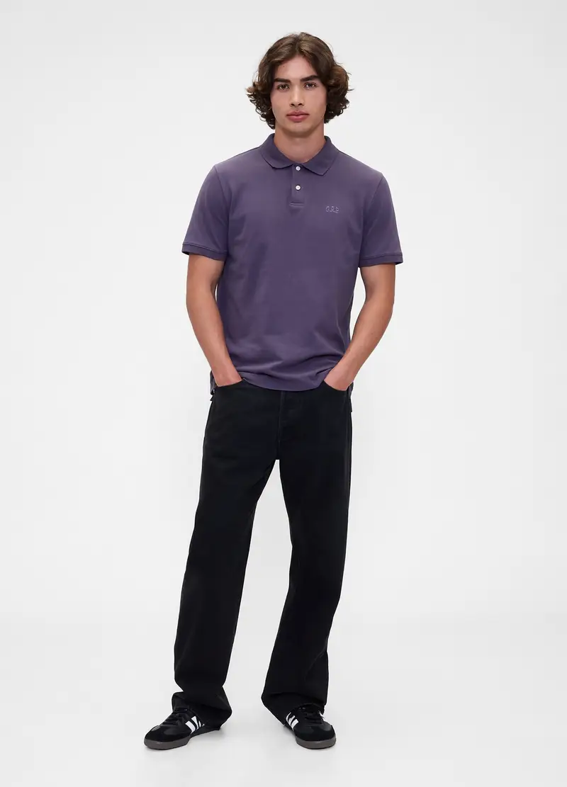 GAP Polo Uomo Viola 3978451 miniatura 3