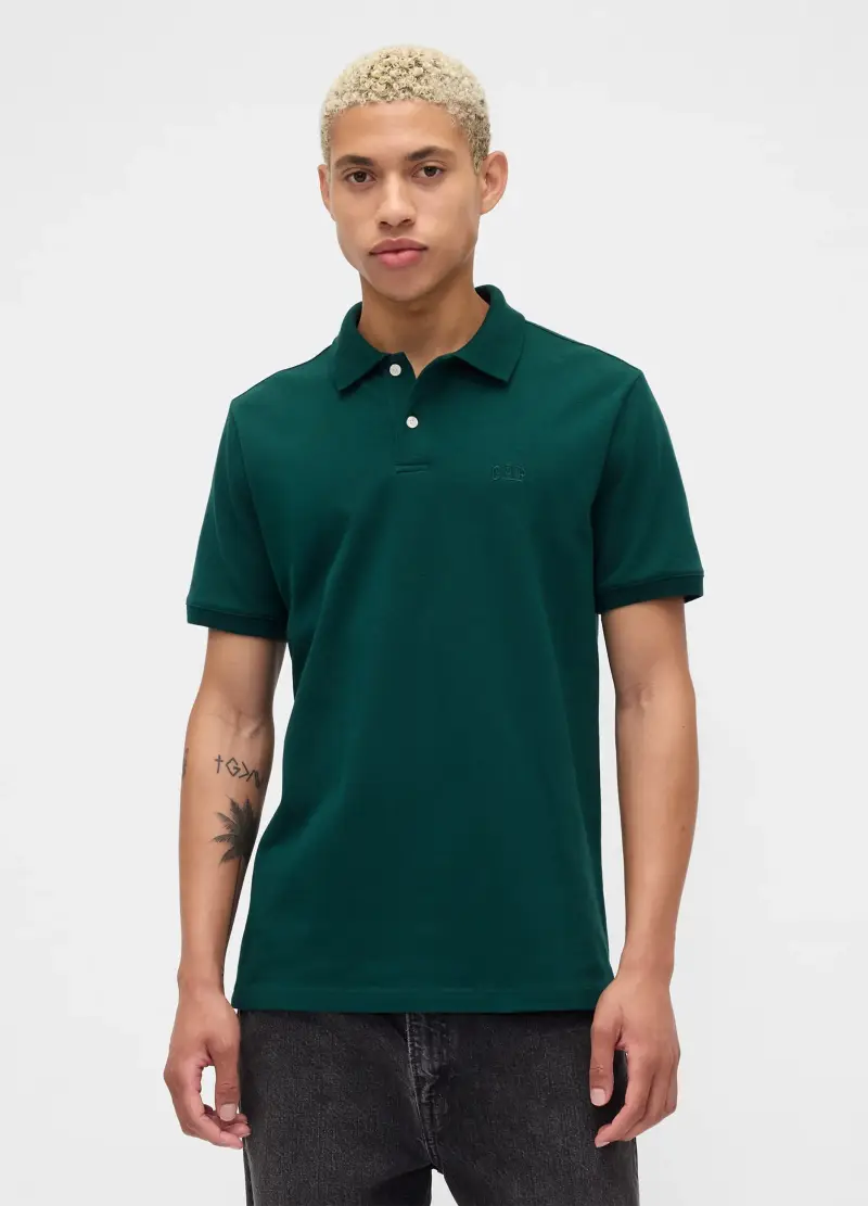 GAP Polo Uomo Verde 3488851