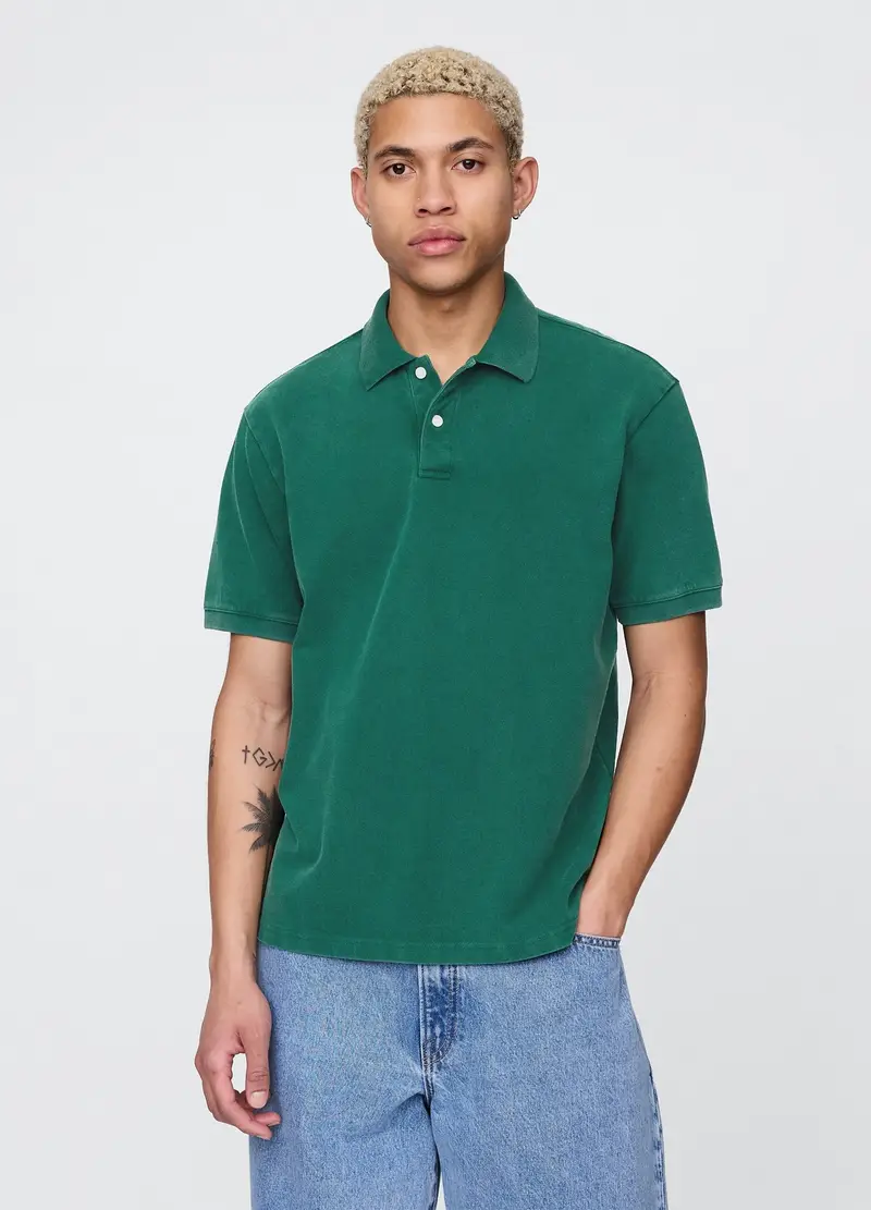GAP Polo Uomo Verde 1994548