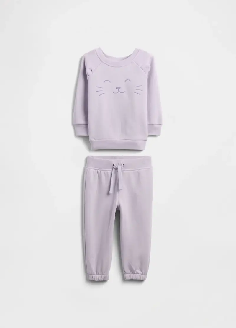 Set viola in misto cotone, Viola