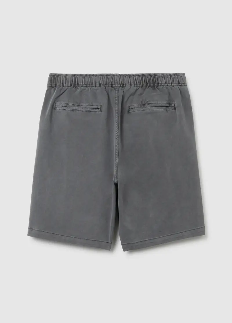 GAP, Shorts In Cotone Stretch Con Coulisse, Uomo, Nero, Taglia: XS miniatura 2