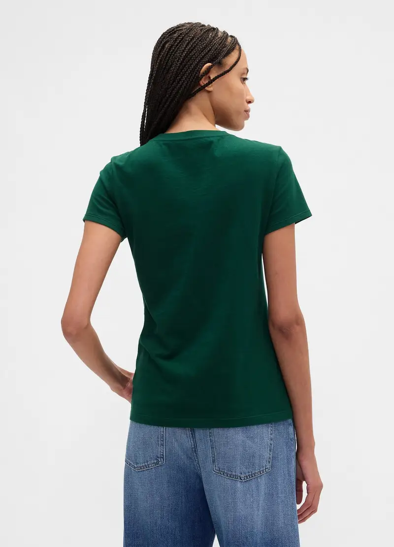 GAP T-shirt Donna Verde 4155013 miniatura 2