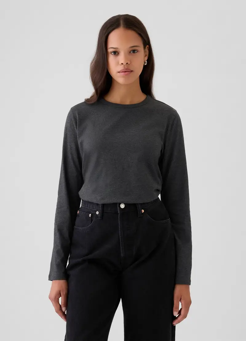 GAP T-shirt Donna Grigio 3895406