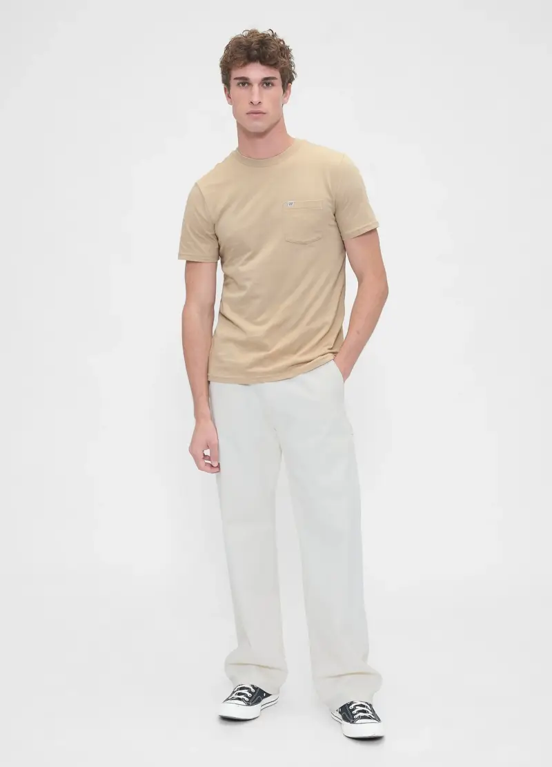GAP T-shirt Uomo Beige 3488858 miniatura 3
