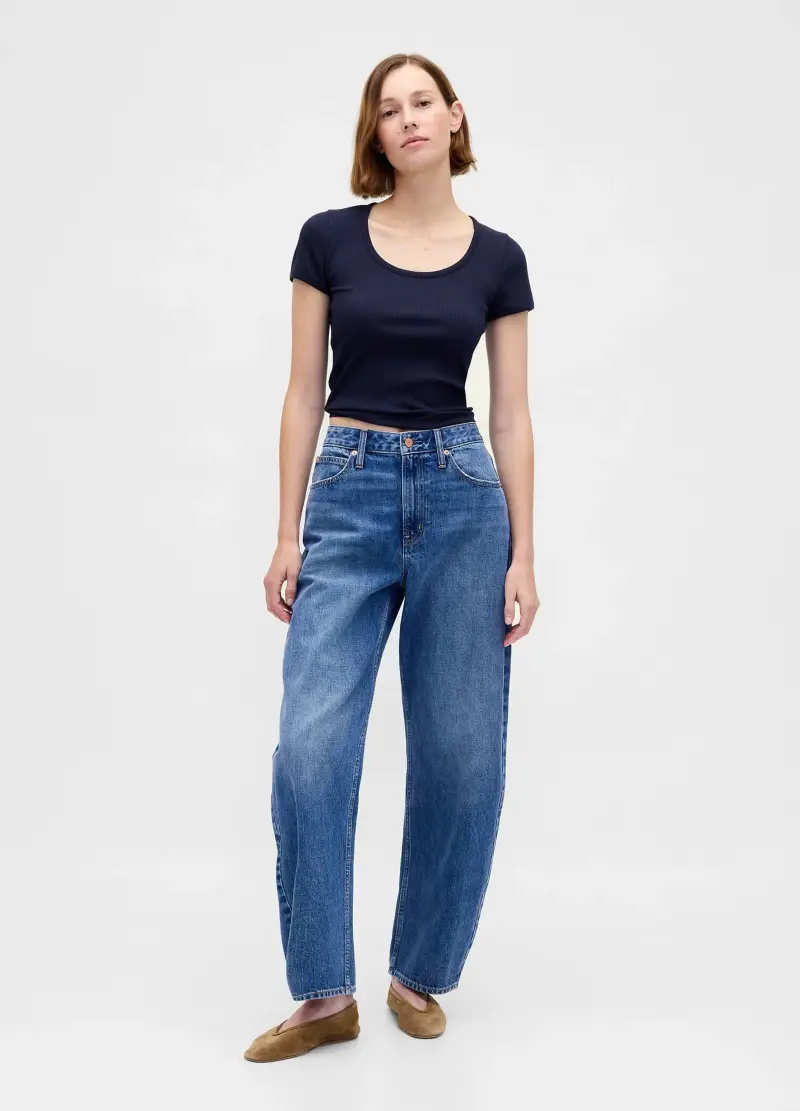 GAP T-shirt Donna Blu 3488910 miniatura 3