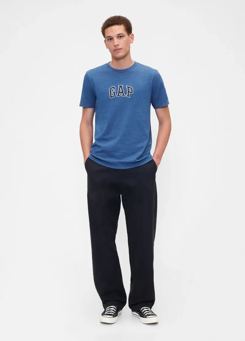 GAP T-shirt Uomo Blu 3488861 miniatura 3