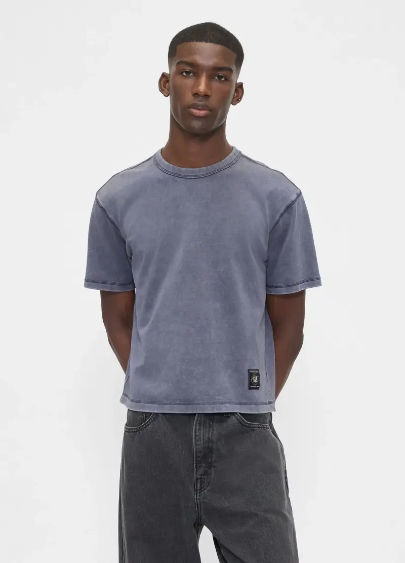 GAP T-shirt Uomo Blu 2616735 miniatura 2