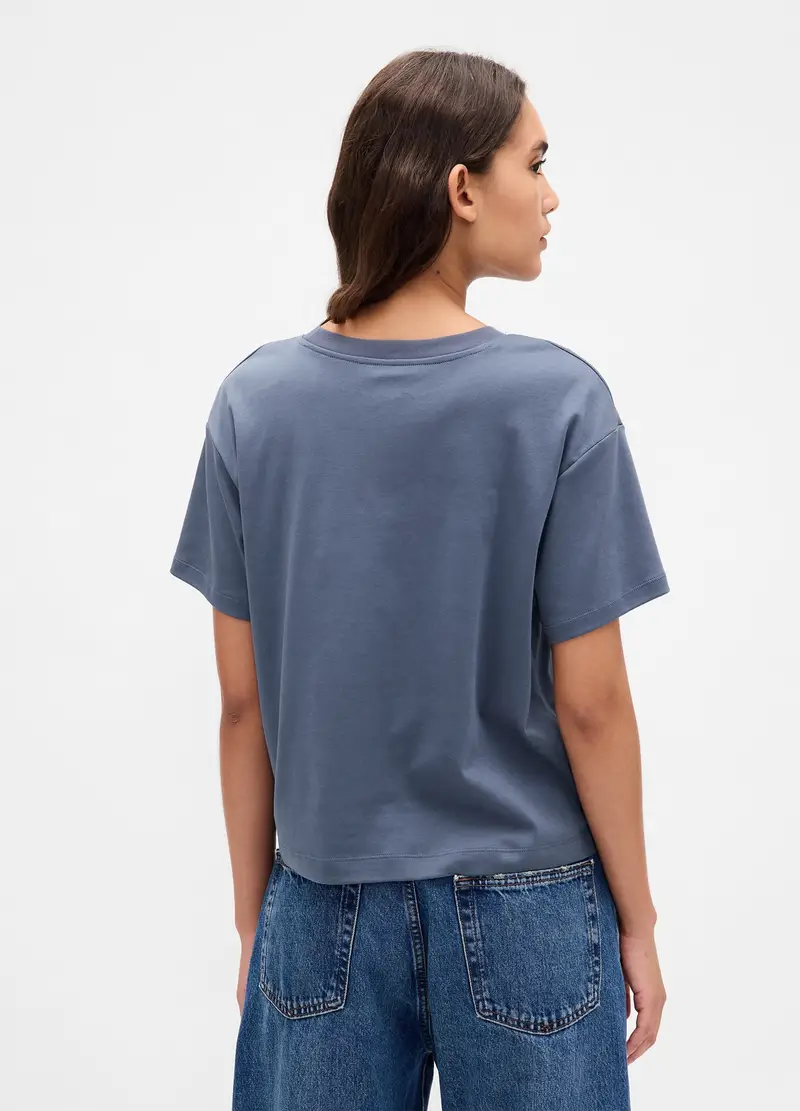 GAP T-shirt Donna Grigio 2616768 miniatura 3