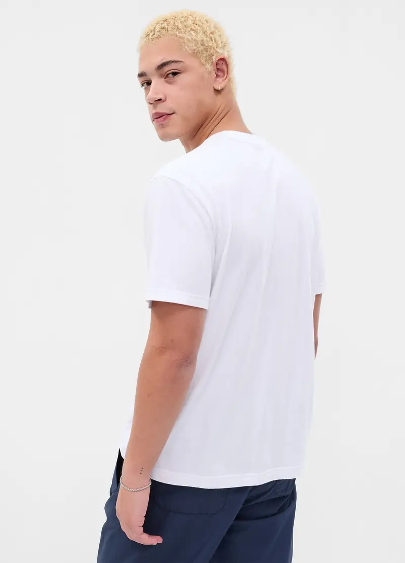 GAP T-shirt Uomo Bianco 2616541 miniatura 3