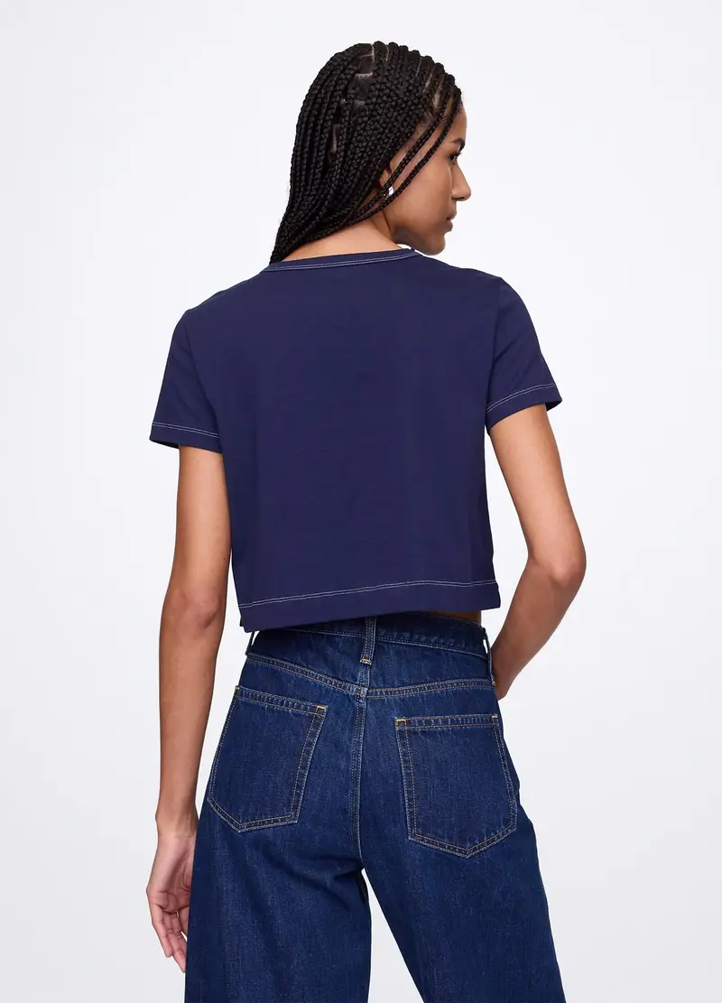 OVS T-shirt Donna Blu 1069408 miniatura 2