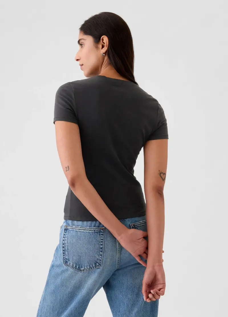 GAP T-shirt Donna Nero 3961007 miniatura 2