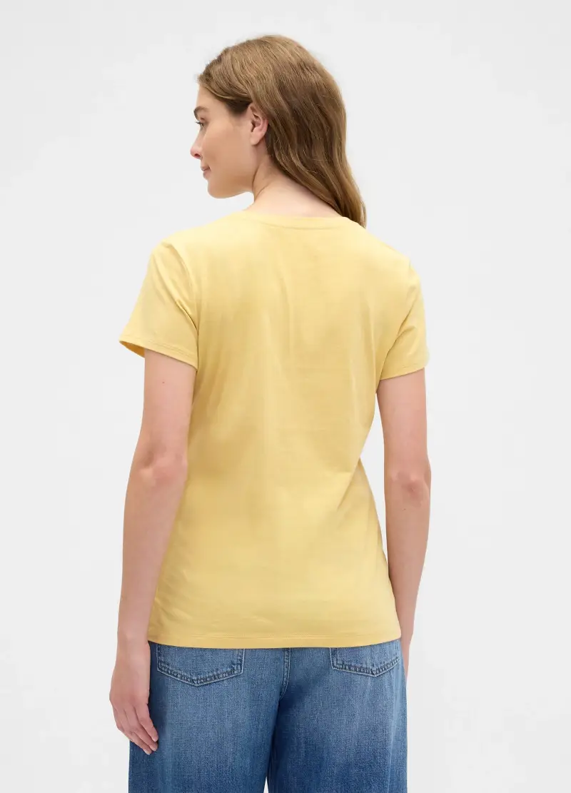 GAP T-shirt Donna Giallo 2616771 miniatura 3