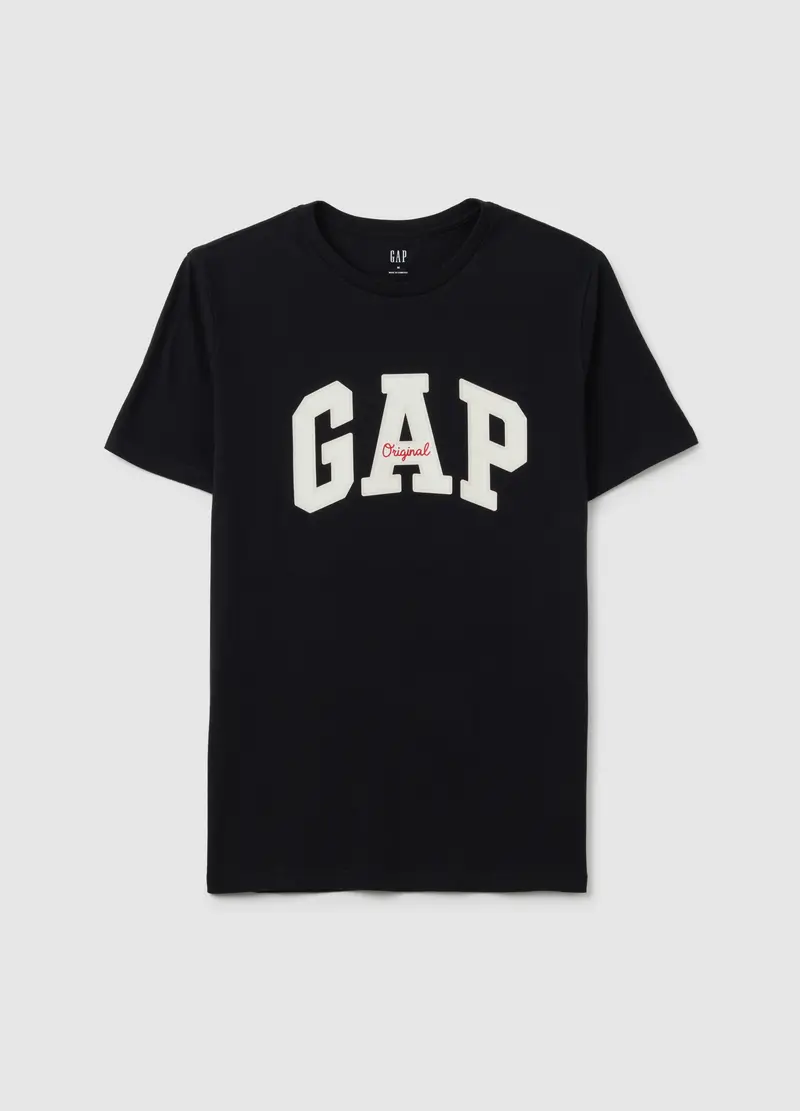 GAP T-shirt Uomo Nero 991403 miniatura 3