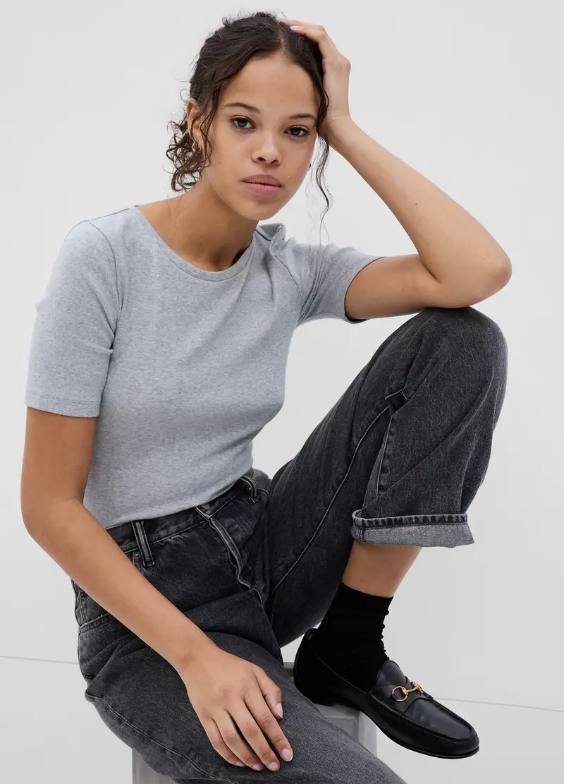 GAP T-shirt Donna Grigio 991644