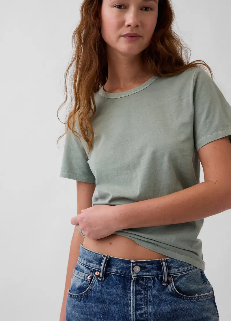 GAP T-shirt Donna Verde 4315772 miniatura 2