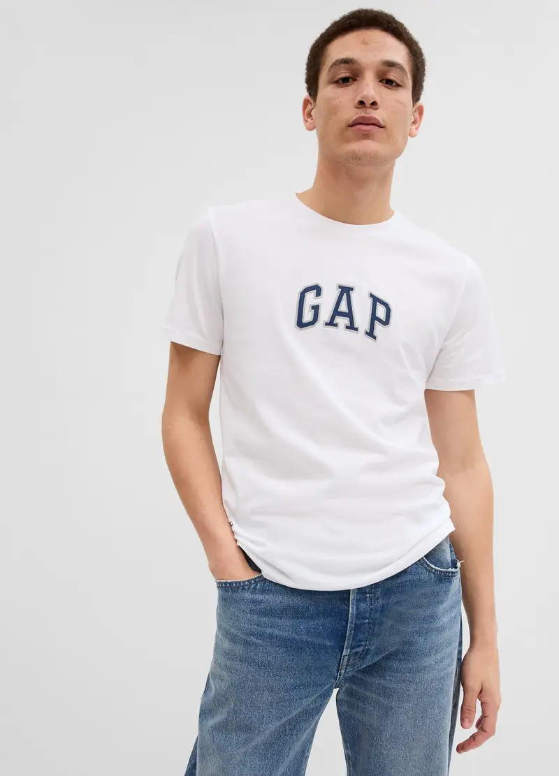 GAP T-shirt Uomo Bianco 3409091