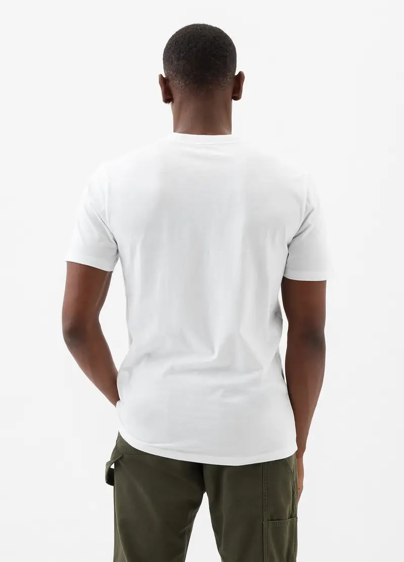 GAP T-shirt Uomo Bianco 2616545 miniatura 3