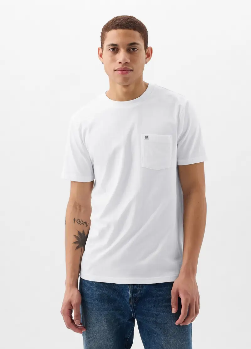 GAP T-shirt Uomo Bianco 975367
