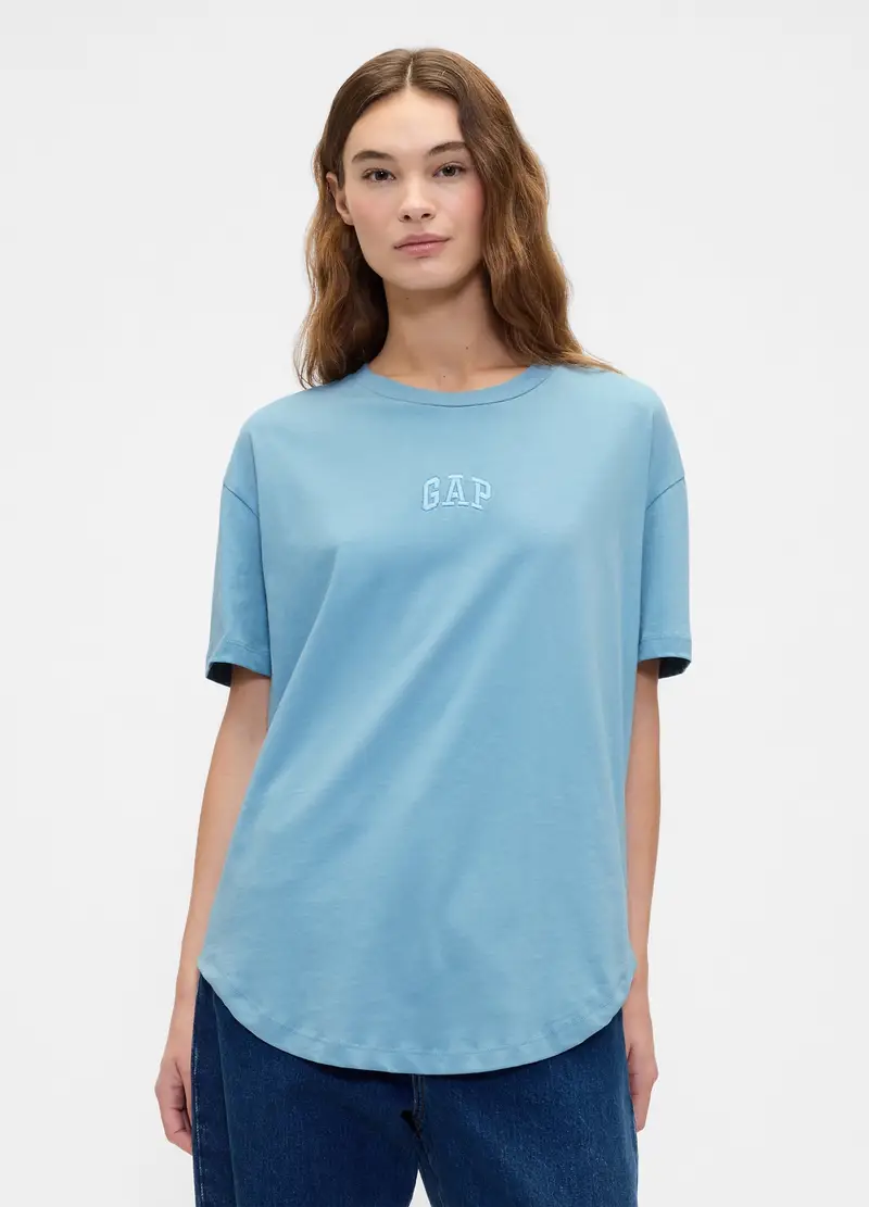 GAP T-shirt Donna Azzurro 3989774
