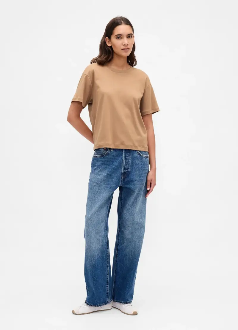 GAP T-shirt Donna Marrone 3425836 miniatura 3