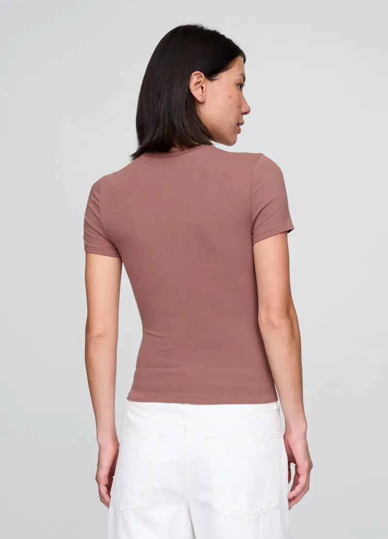 GAP T-shirt Donna Marrone 2616763 miniatura 3