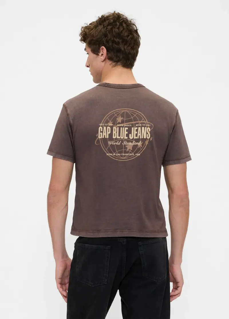 GAP T-shirt Uomo Marrone 2616734 miniatura 3