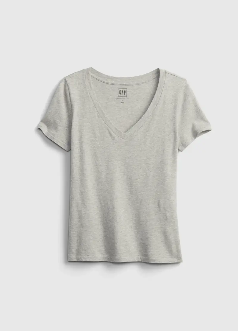 GAP T-shirt Donna Grigio 991482 miniatura 2