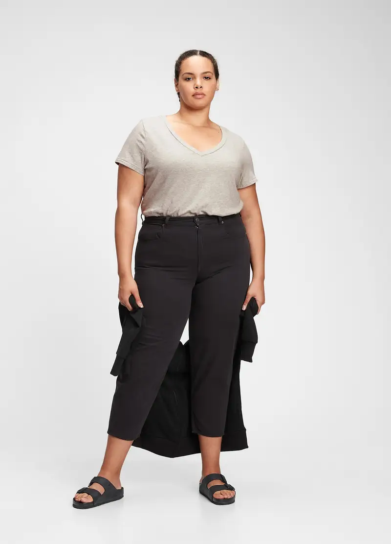 GAP T-shirt Donna Grigio 991482 miniatura 3