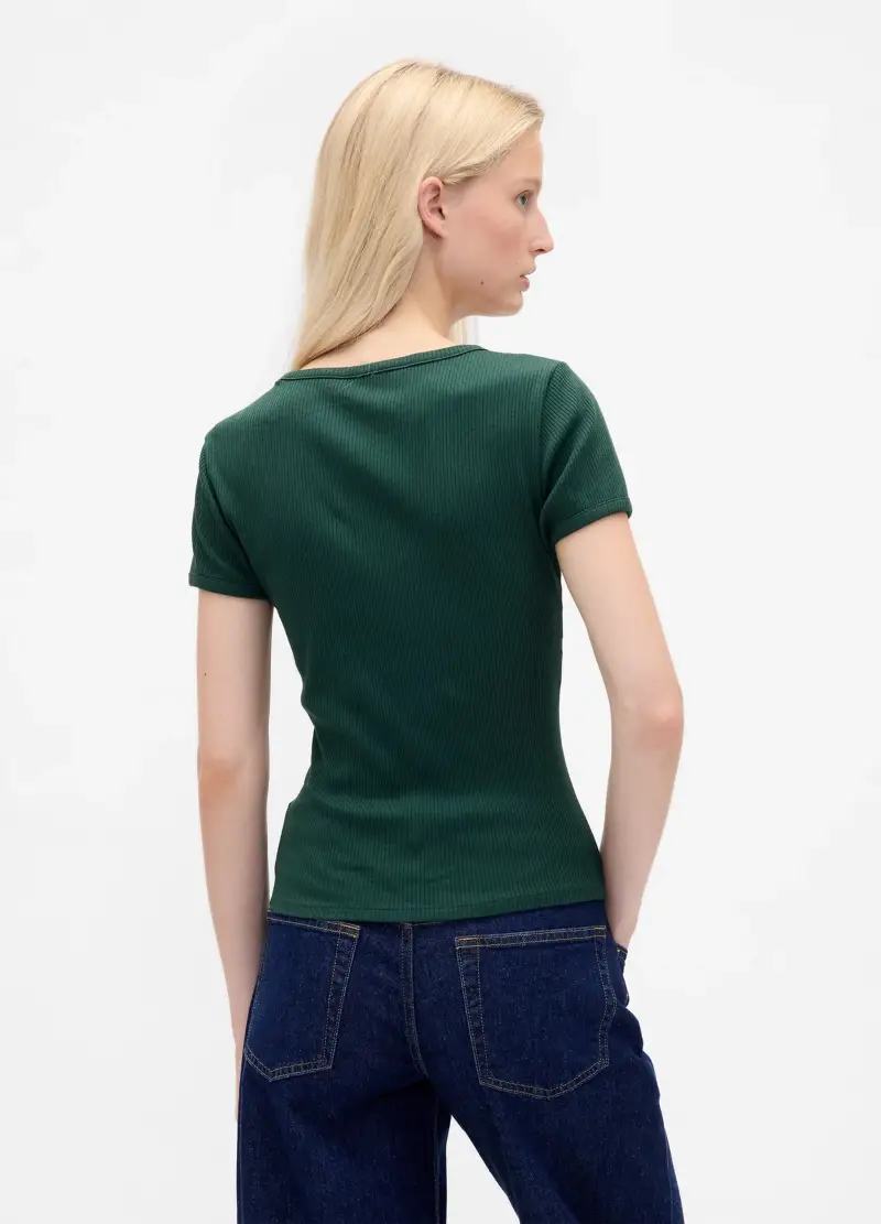 GAP T-shirt Donna Verde 3488913 miniatura 2