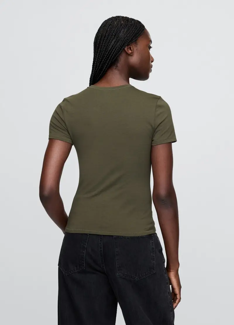 GAP T-shirt Donna Verde 2616767 miniatura 3